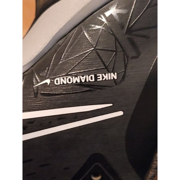 Nike Youth Hyperdiamond Softball Baseball Cleats Size 3Y Black-White - Picture 12 of 13